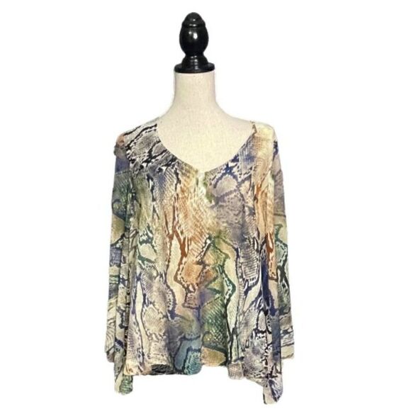 Show Me Your Mumu | Snake Print Lizzie Tunic Top S - Picture 2 of 5